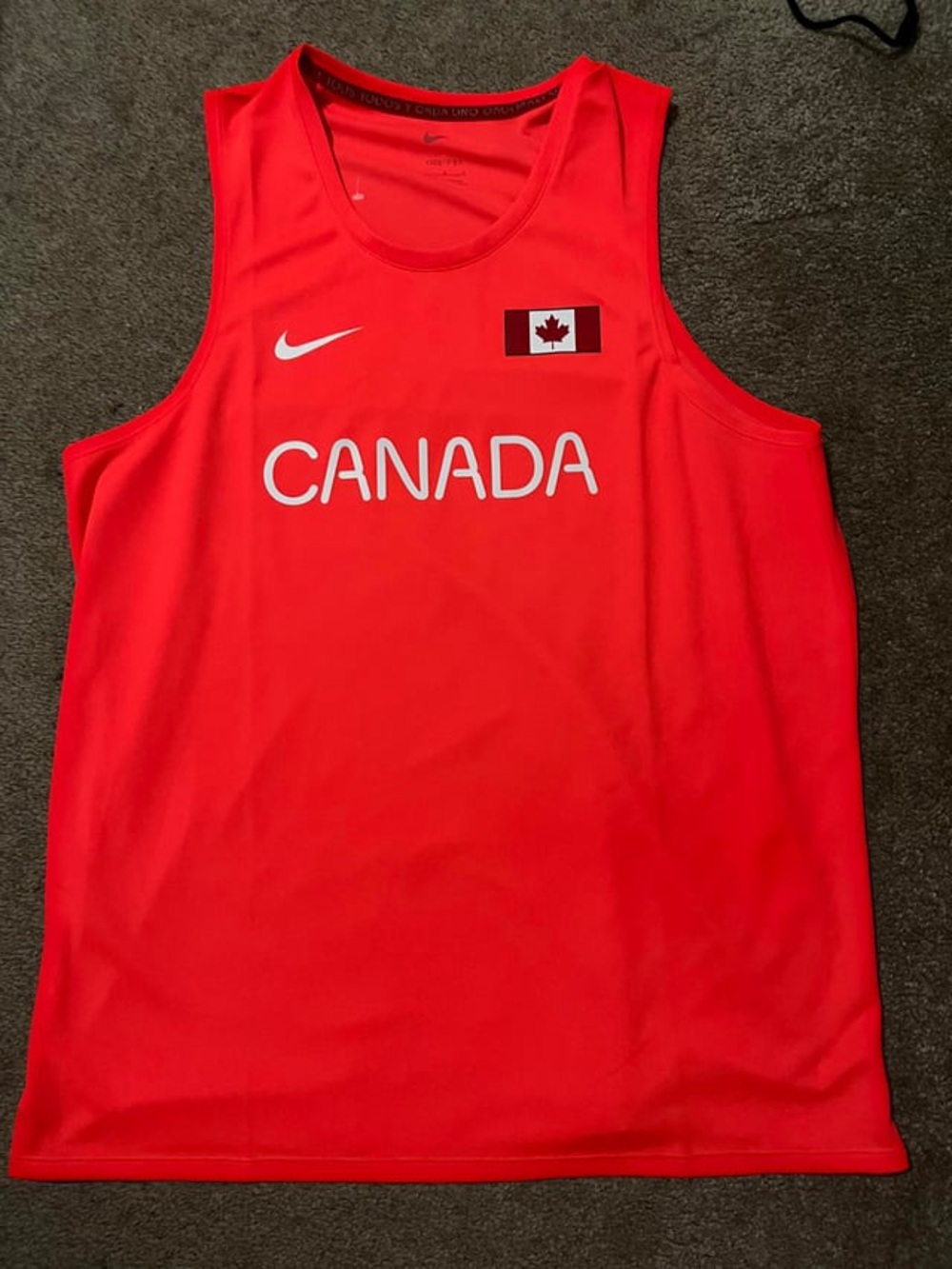 Authentic Team Canada Olympic singlet Paris 2024 NWOT